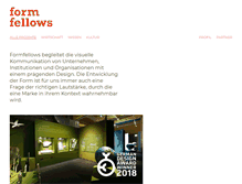 Tablet Screenshot of formfellows.de